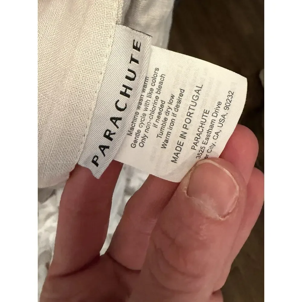 Parachute Linen Duvet Cover (grey) King/cal King NEW $390